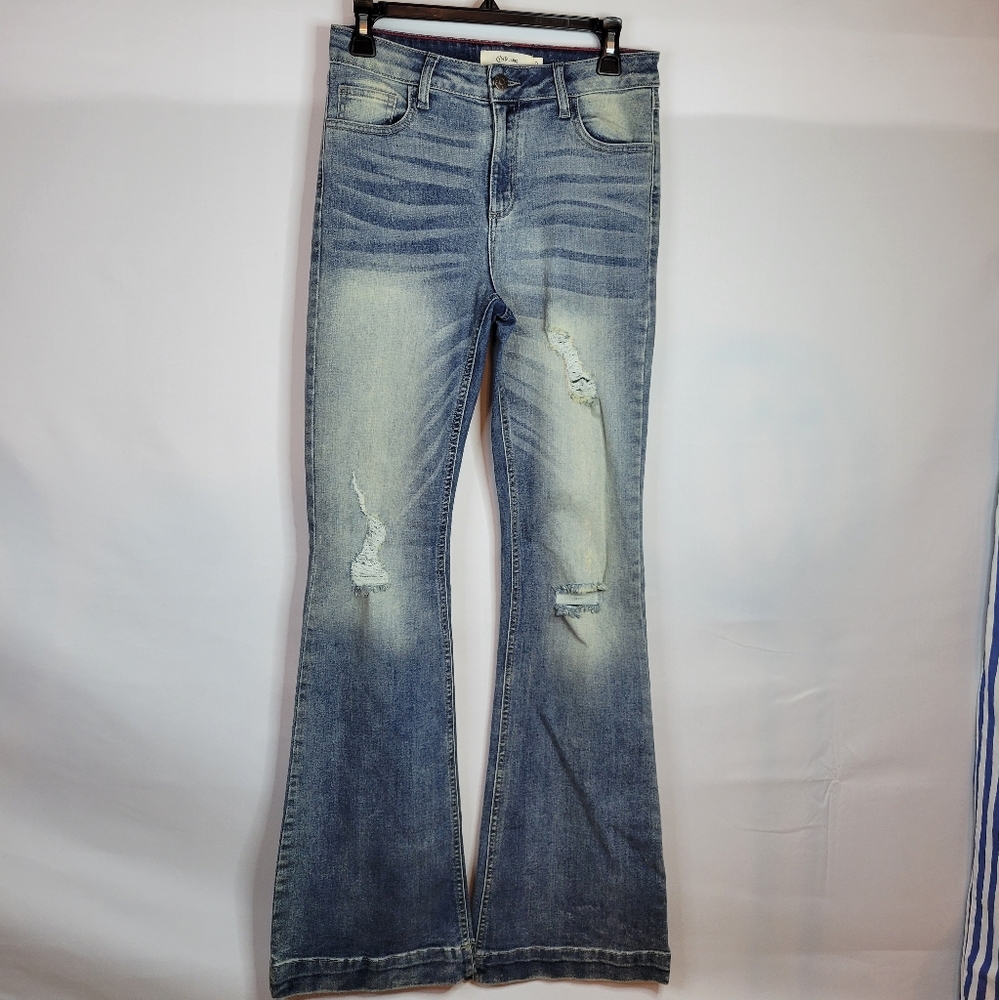 Cello Jeans Size 9 Distressed Flare